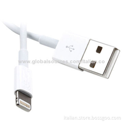 High-quality 8-pin Lightning Cable Round for iPhone 5 with iOS 8.0 Beta